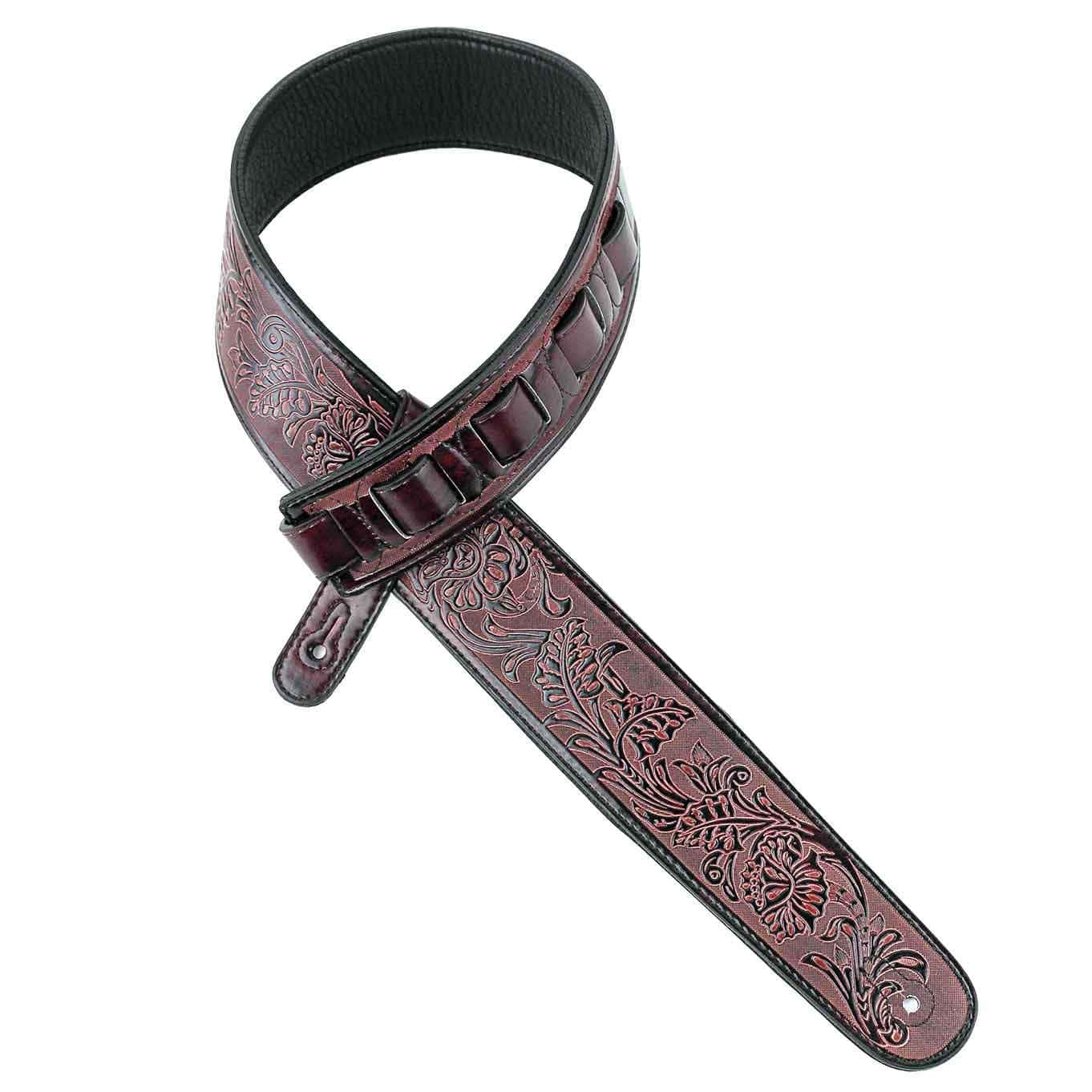 Correa de guitarra acolchada hecha a mano -y de bajo - Imagen 7