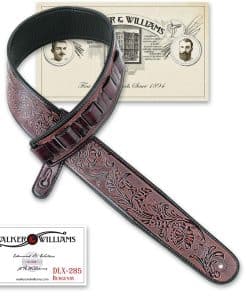 Correa de guitarra acolchada hecha a mano -y de bajo