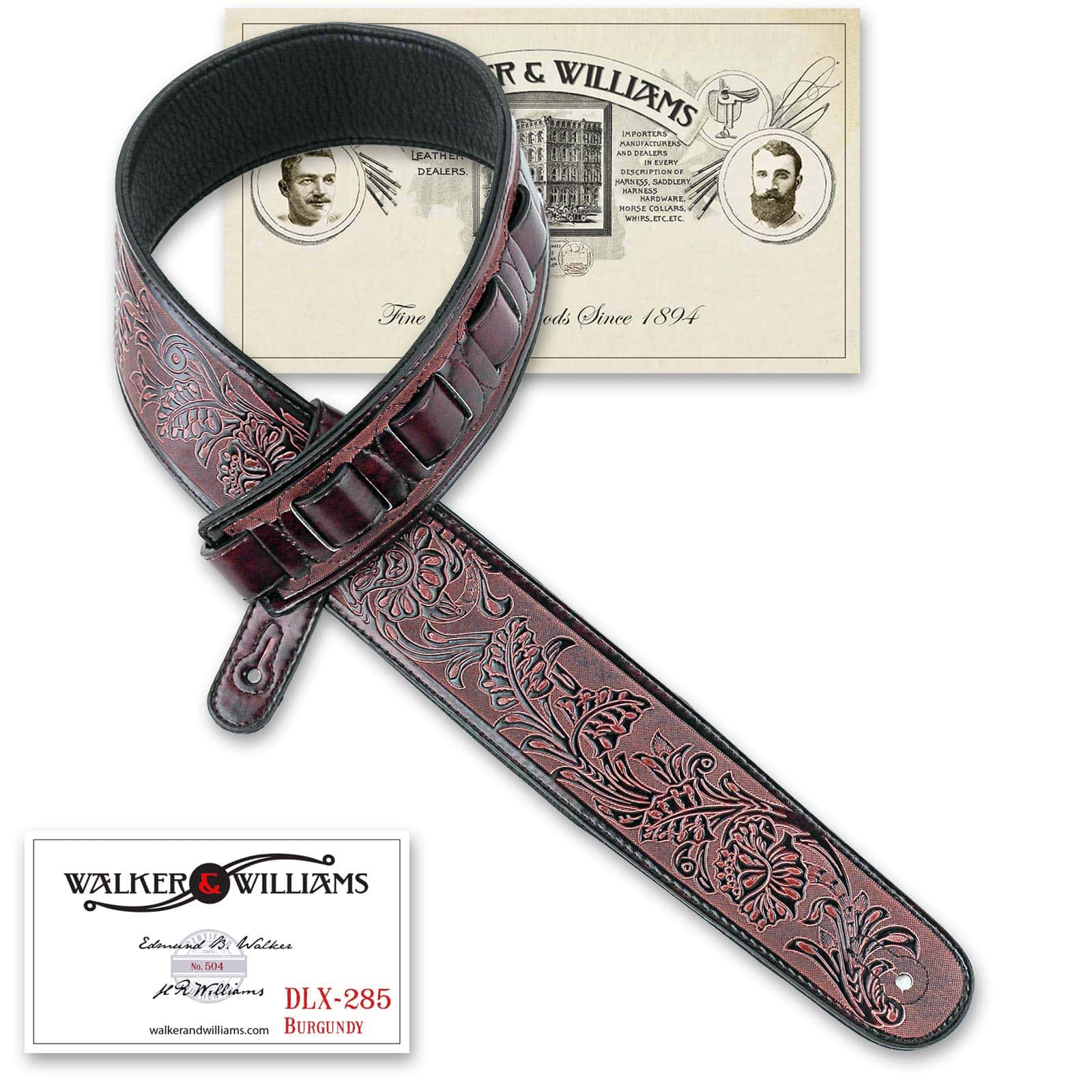 Correa de guitarra acolchada hecha a mano -y de bajo