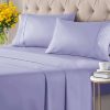 Juego de Sábanas Gemelas de 4 Piezas - Cómodas, -Lavanda