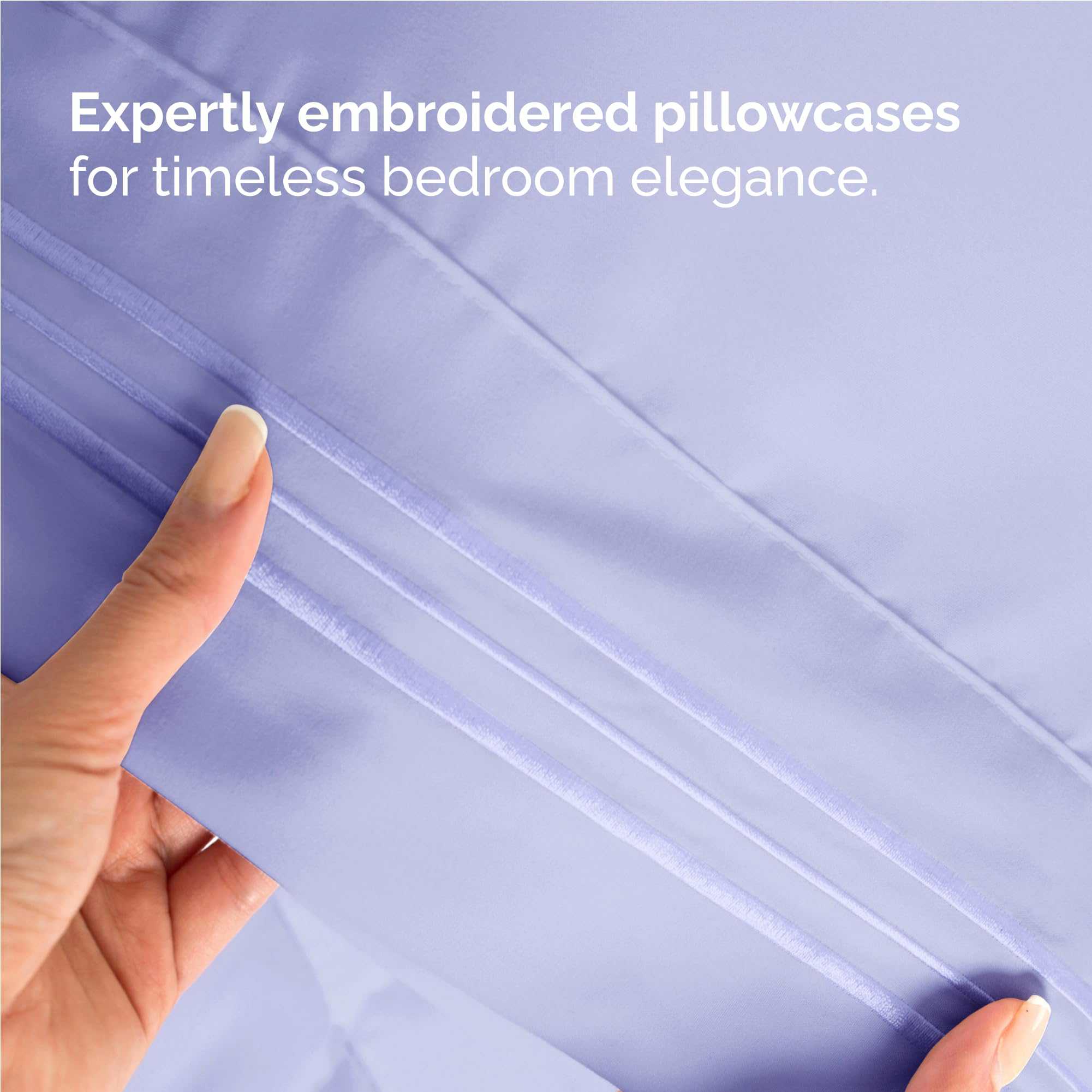 Juego de sábanas tamaño Twin XL de 3 piezas - Suaves y - Imagen 7