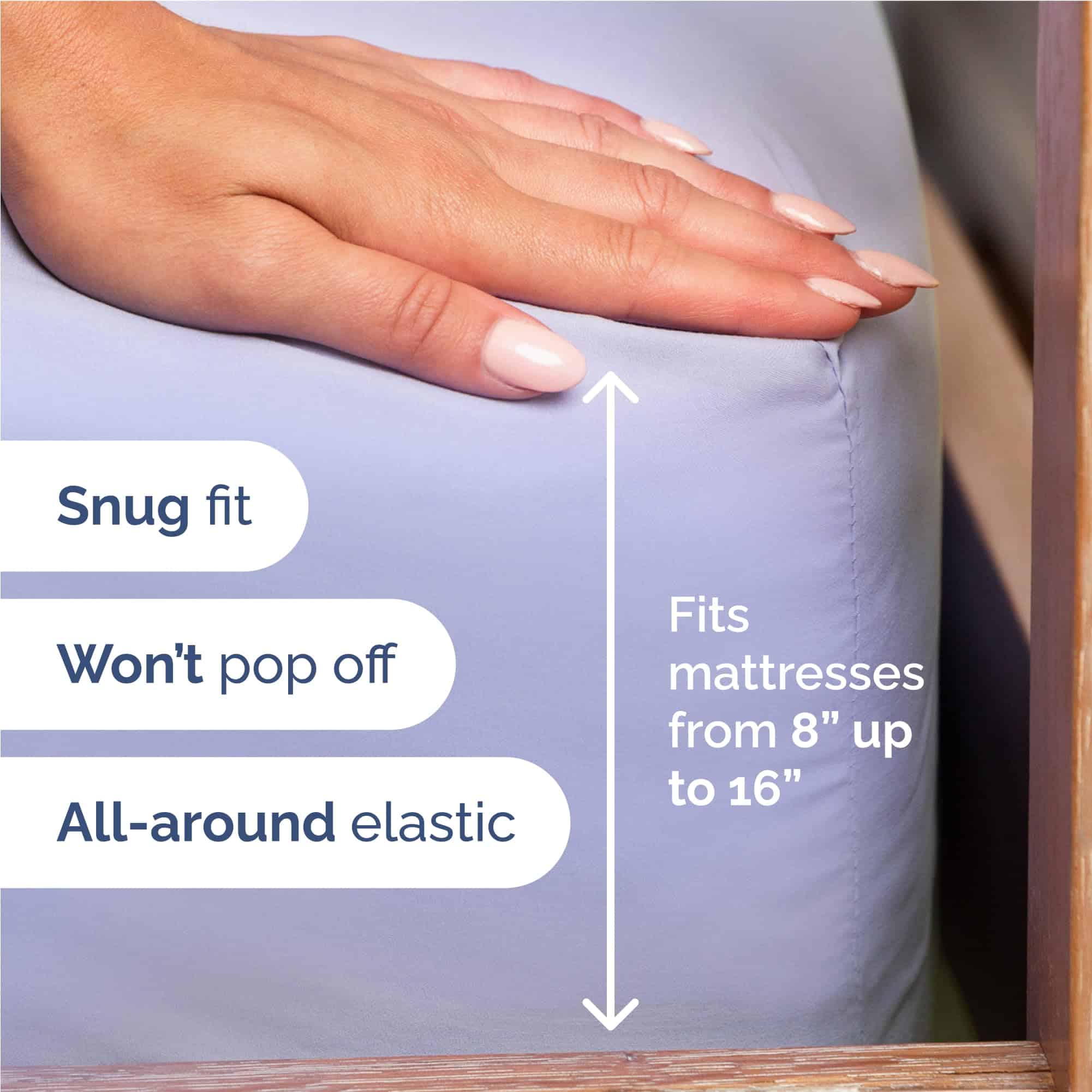 Juego de sábanas tamaño Twin XL de 3 piezas - Suaves y - Imagen 4