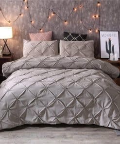 Juego de Funda Nórdica Plisada Feelyou para Cama