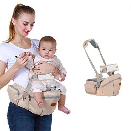 Portabebés Cinturón de Cadera con Taburete para Bebé Niño