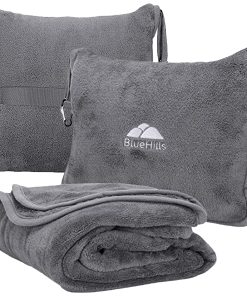 Manta de viaje y almohada BlueHills Premium Soft Combo 2 en