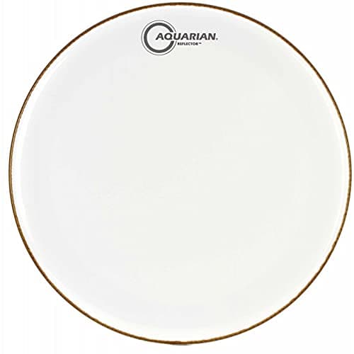 Parche para bombo Aquarian Drumheads Ice White Reflector