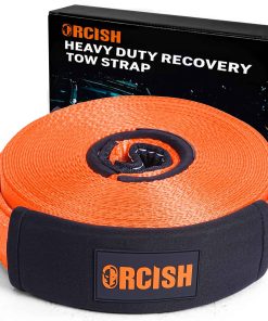 Cuerda de Remolque de Recuperación Larga ORCISH, 2" x 66 FT