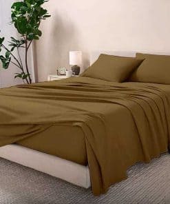 ARlinen 4PCs Juegos de sábanas para RV Camper 72 x 80-100%