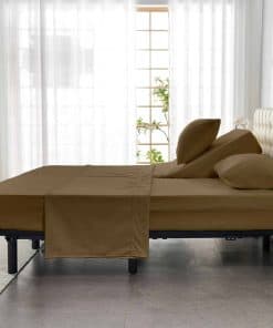 Juego de sábanas divididas ARlinen de 5 -Taupe Sólido