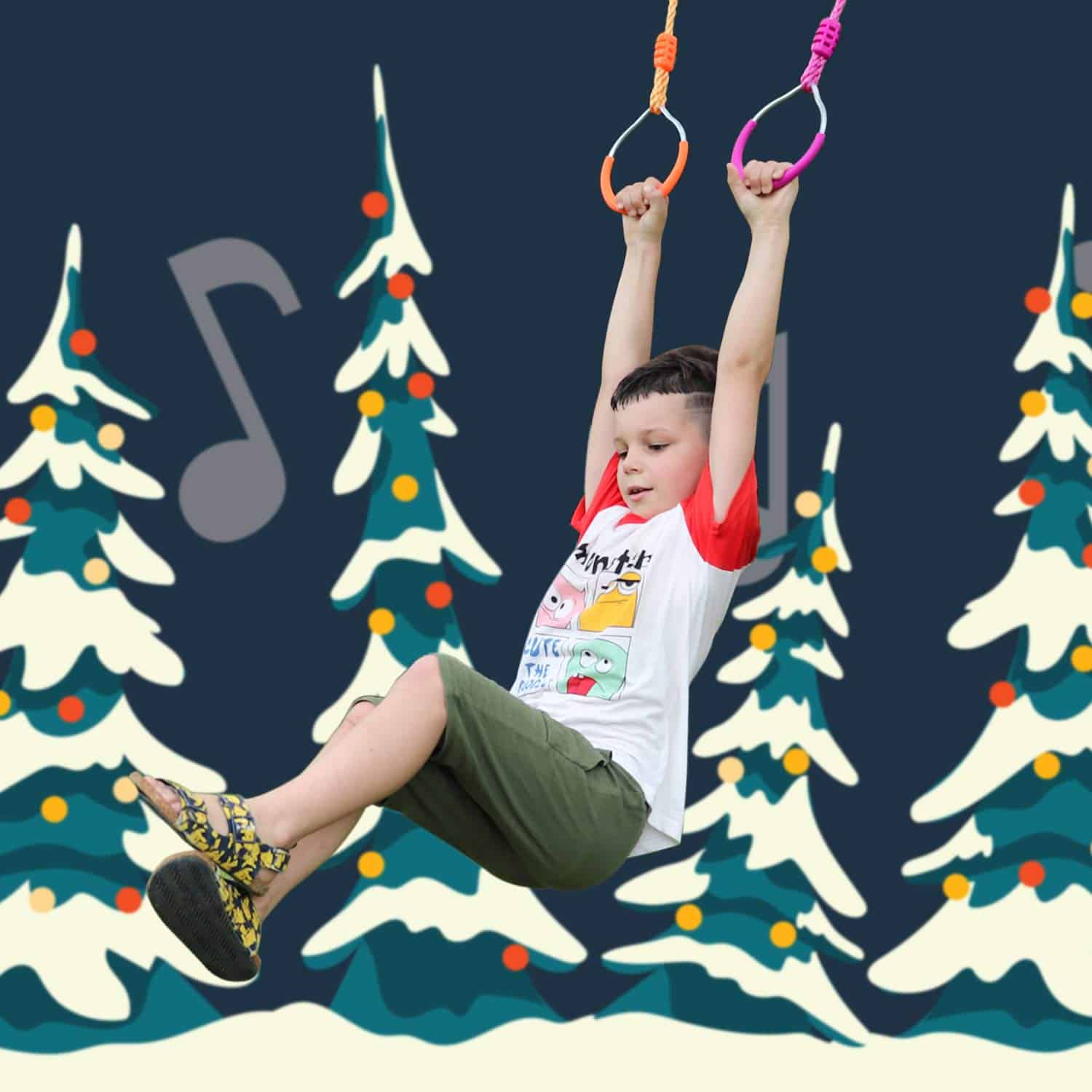 Anillos de Ninja de Colores Arco Iris - Anillos de - Imagen 7