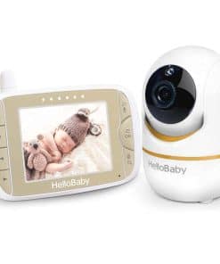 Monitor de Bebé HelloBaby con Cámara Pan-Tilt-Zoom Remota y