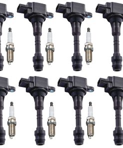 Conjunto de 8 bujías de platino ENA y 8 bobinas de