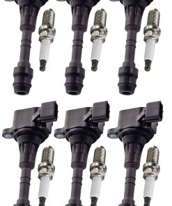 Paquete de 6 Bujías de platino ENA y 6 Bobinas de encendido