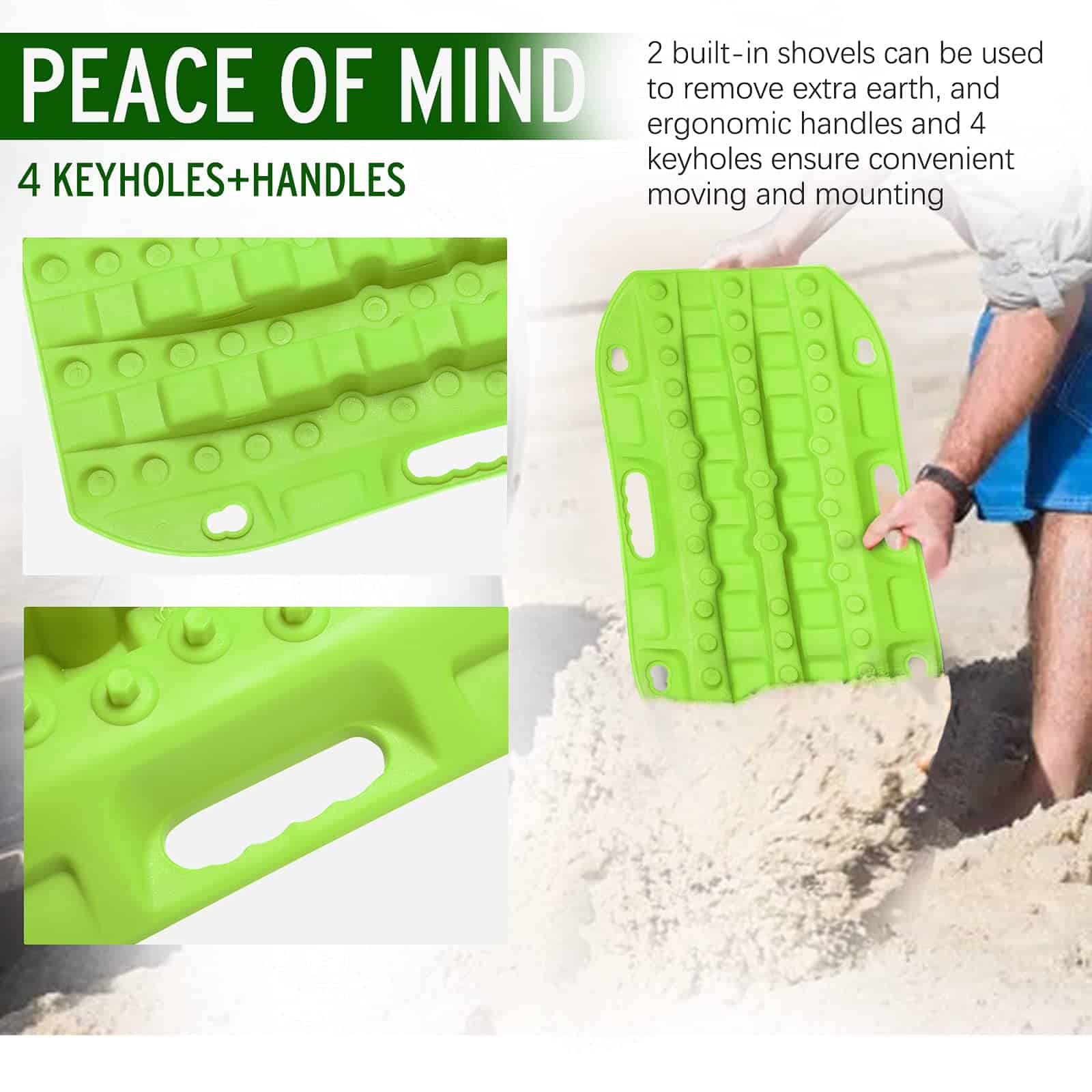 Tablas de tracción todoterreno BUNKER INDUST, 2 piezas de - Imagen 5