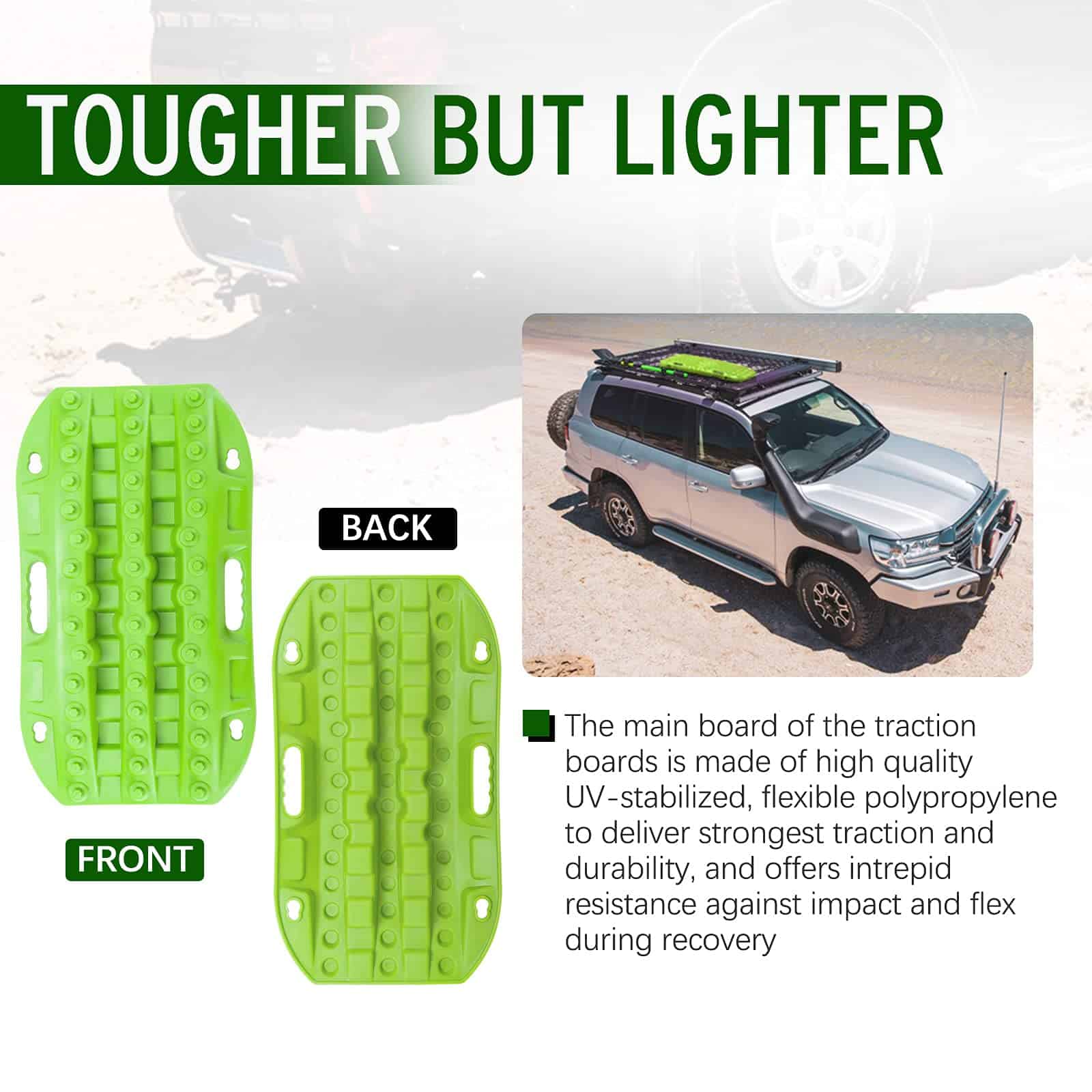 Tablas de tracción todoterreno BUNKER INDUST, 2 piezas de - Imagen 6