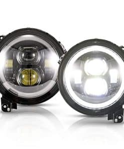 Faros LED de 9 pulgadas BUNKER INDUST con Halo DRL para