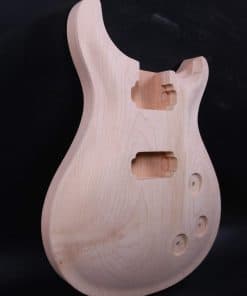 Cuerpo de Guitarra Inacabado de Caoba y Madera de Arce Para