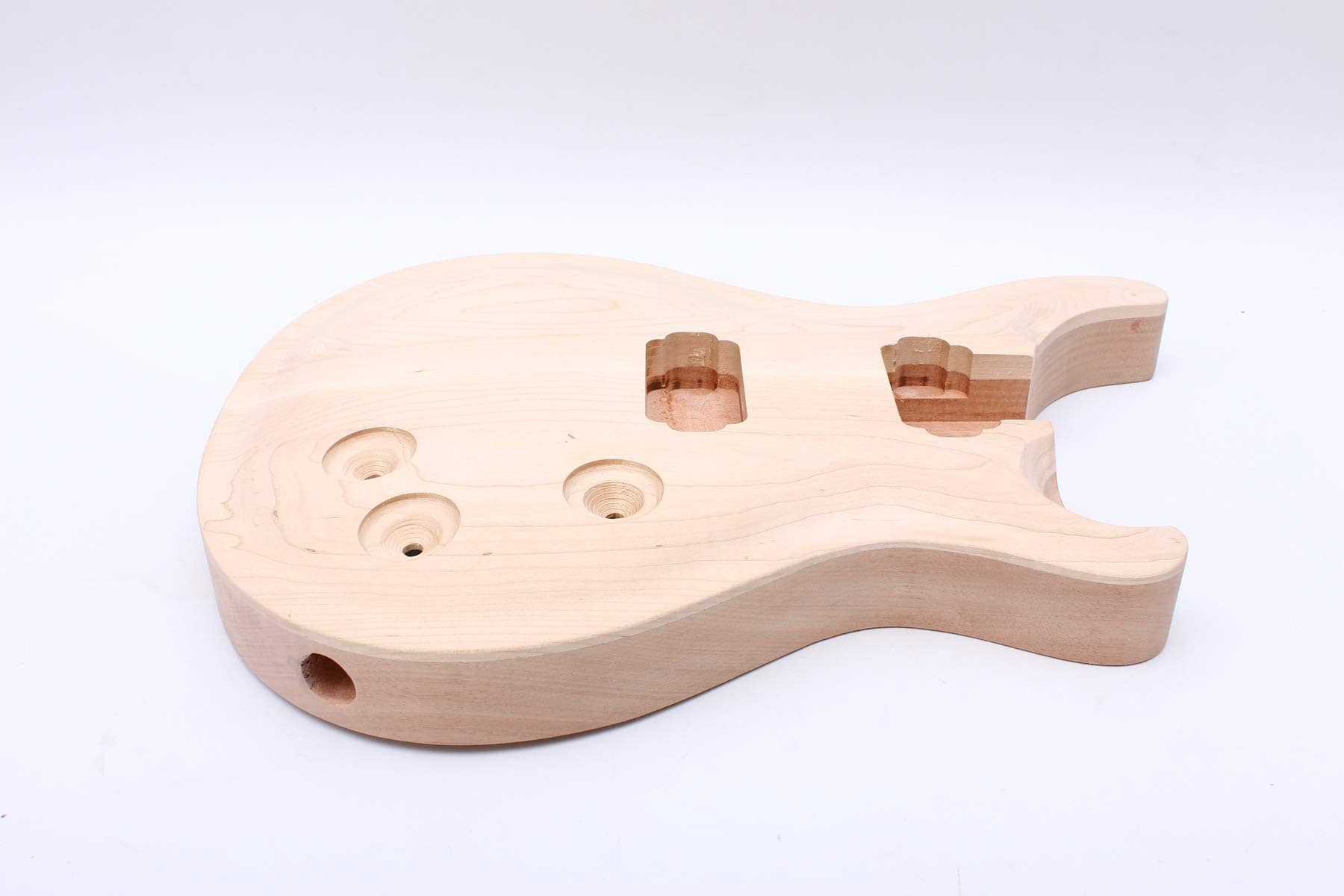 Cuerpo de Guitarra Inacabado de Caoba y Madera de Arce Para - Imagen 6