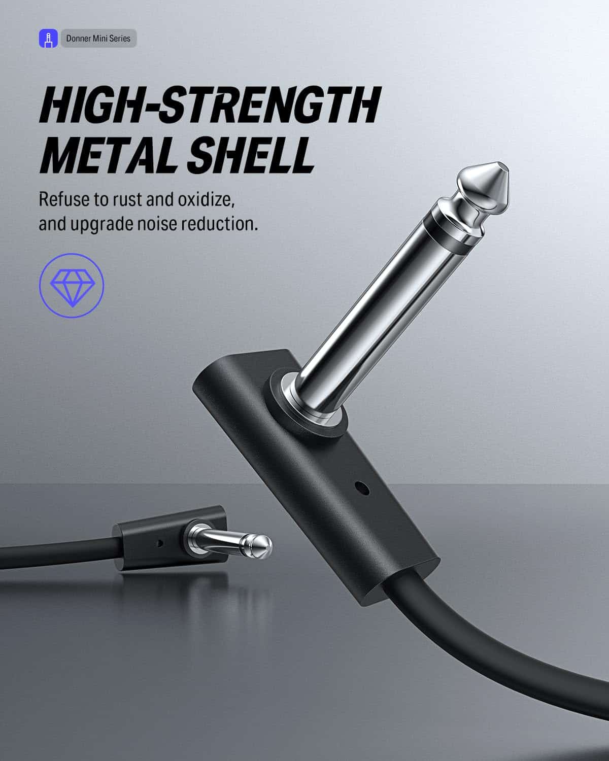 Cables de Conexión Plana Donner para Pedal de Efectos de - Imagen 7