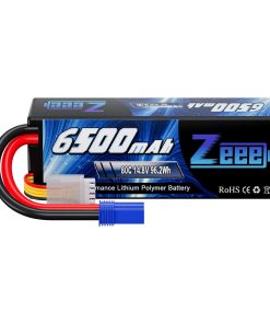 Batería Lipo Zeee 4S 14.8V 6500mAh 80C Estuche rígido con