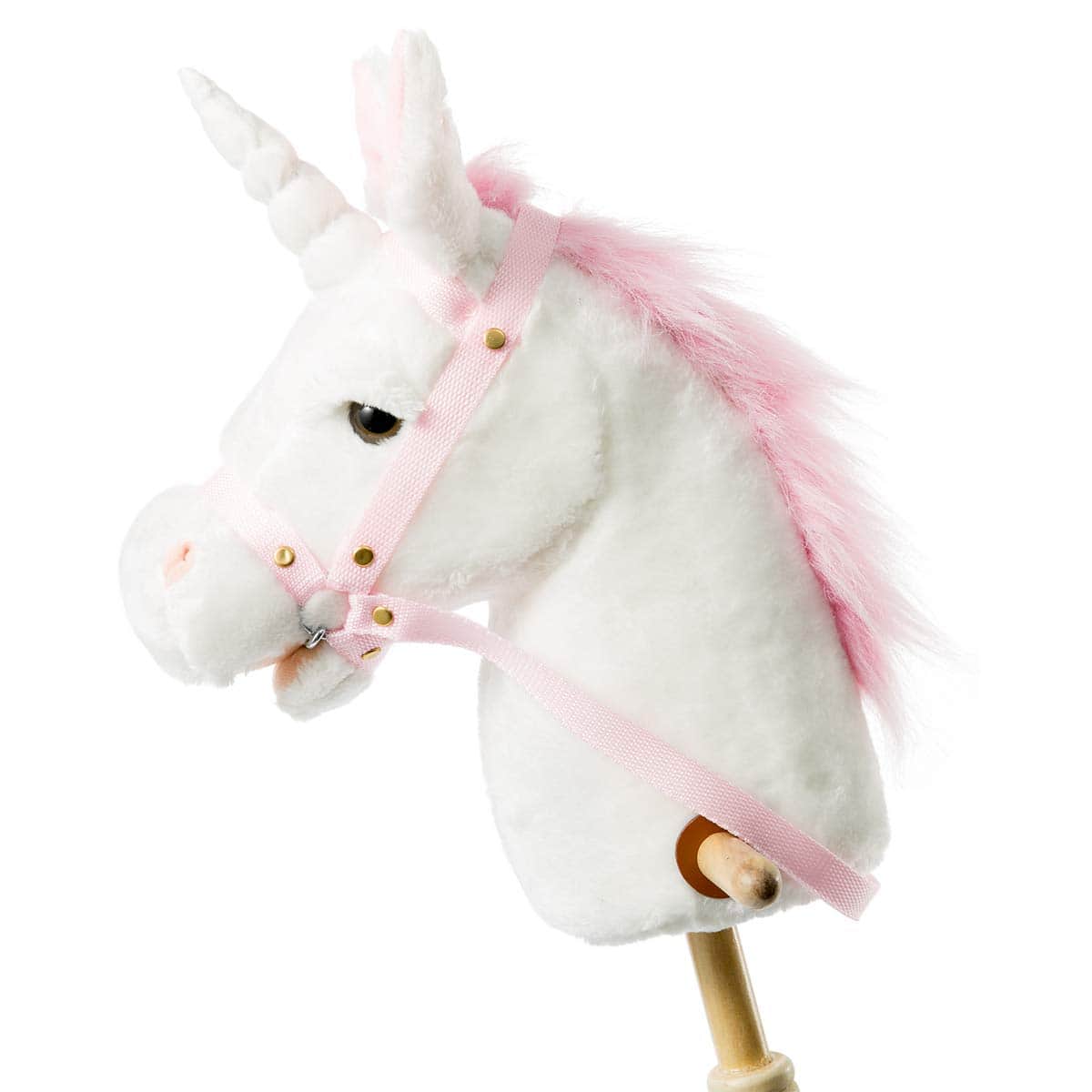 Caballo de Peluche Unicornio con Ruedas de Madera HollyHOME - Imagen 7