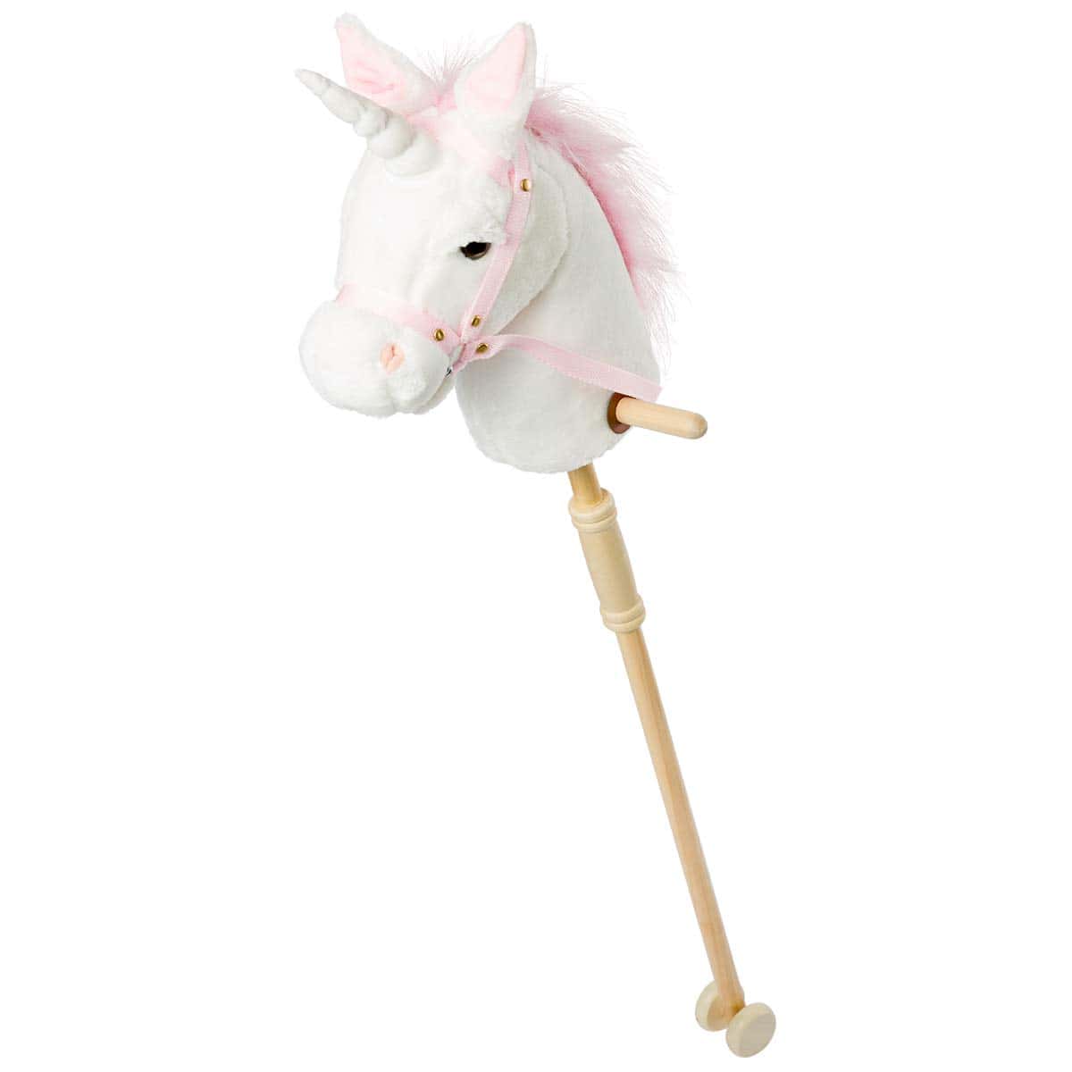 Caballo de Peluche Unicornio con Ruedas de Madera HollyHOME - Imagen 9