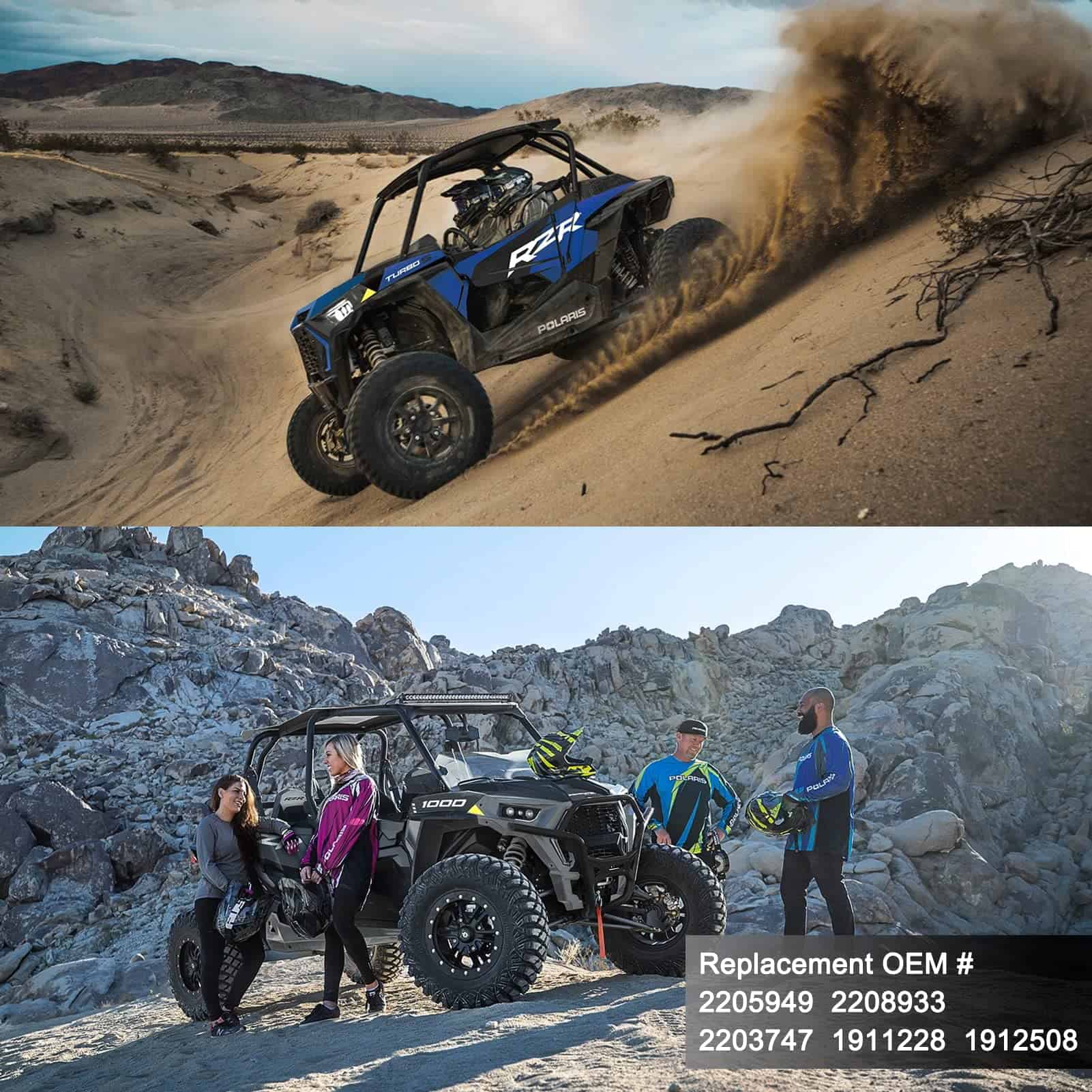 Zinger Pastillas de Freno para Polaris RZR XP 1000 EPS 2022 - Imagen 4