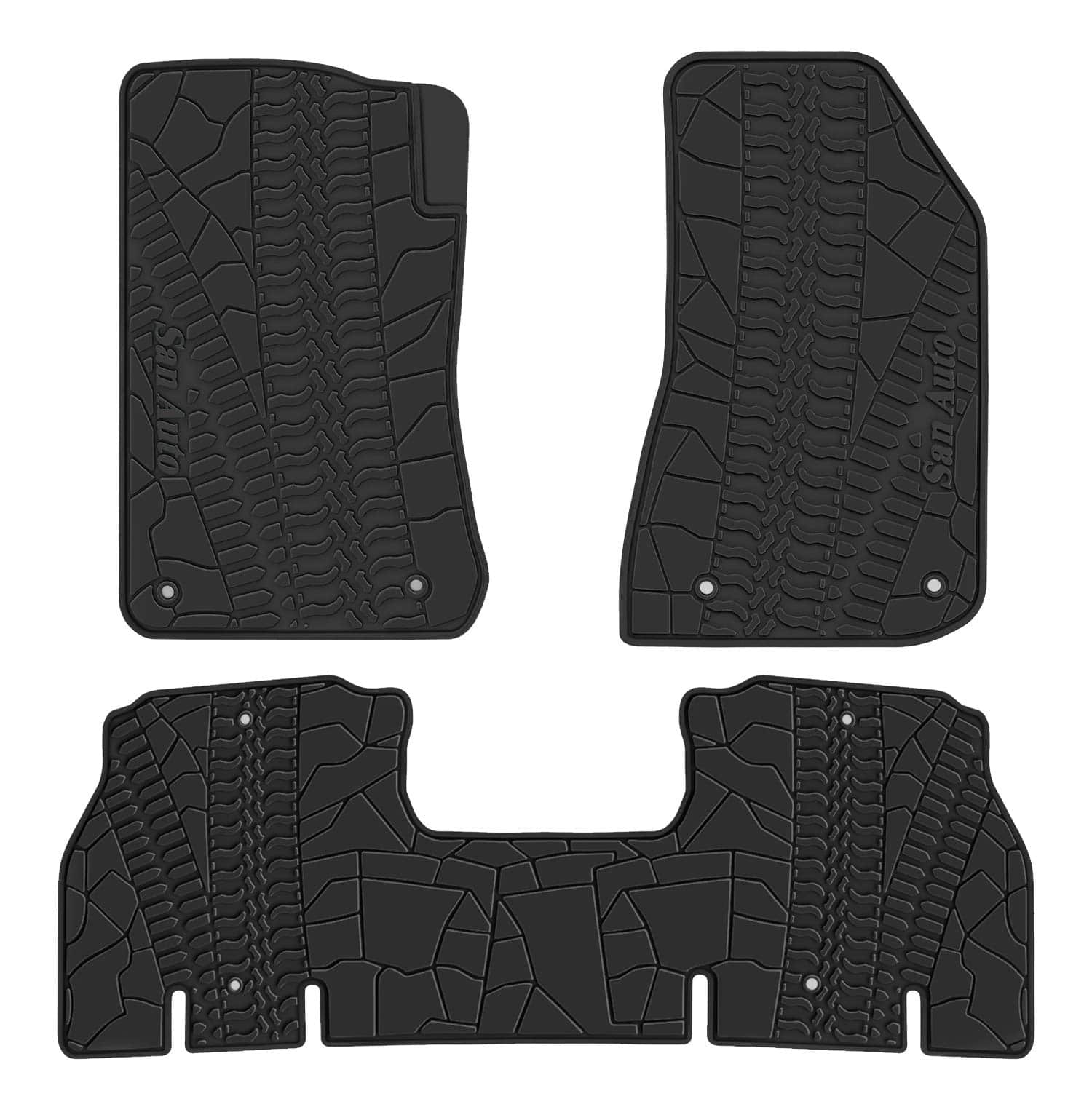 Tapetes para Auto San Auto para Jeep Wrangler JL 4x4 Door