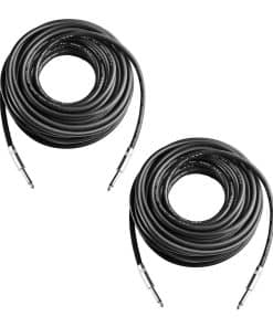 Yoico 2Pcs 100 Pies Cables de Altavoz Profesionales, Par