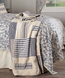 Piper Classics Colcha Acolchada Reversible de Patchwork y