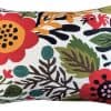Funda de Cojín Floral Lumbar Crema | Cojines de Lanzamiento