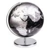 Exerz Globo de Mundo de 10" Negro - Arco y Base de Acero