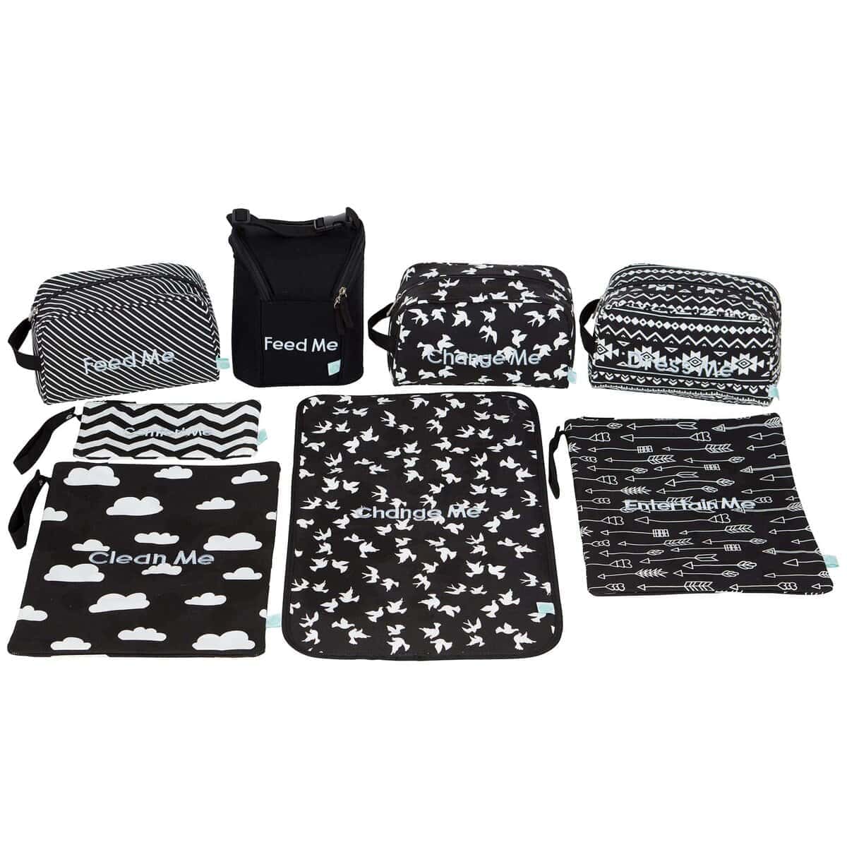 Organizador de pañales, biberones y suministros para bebés