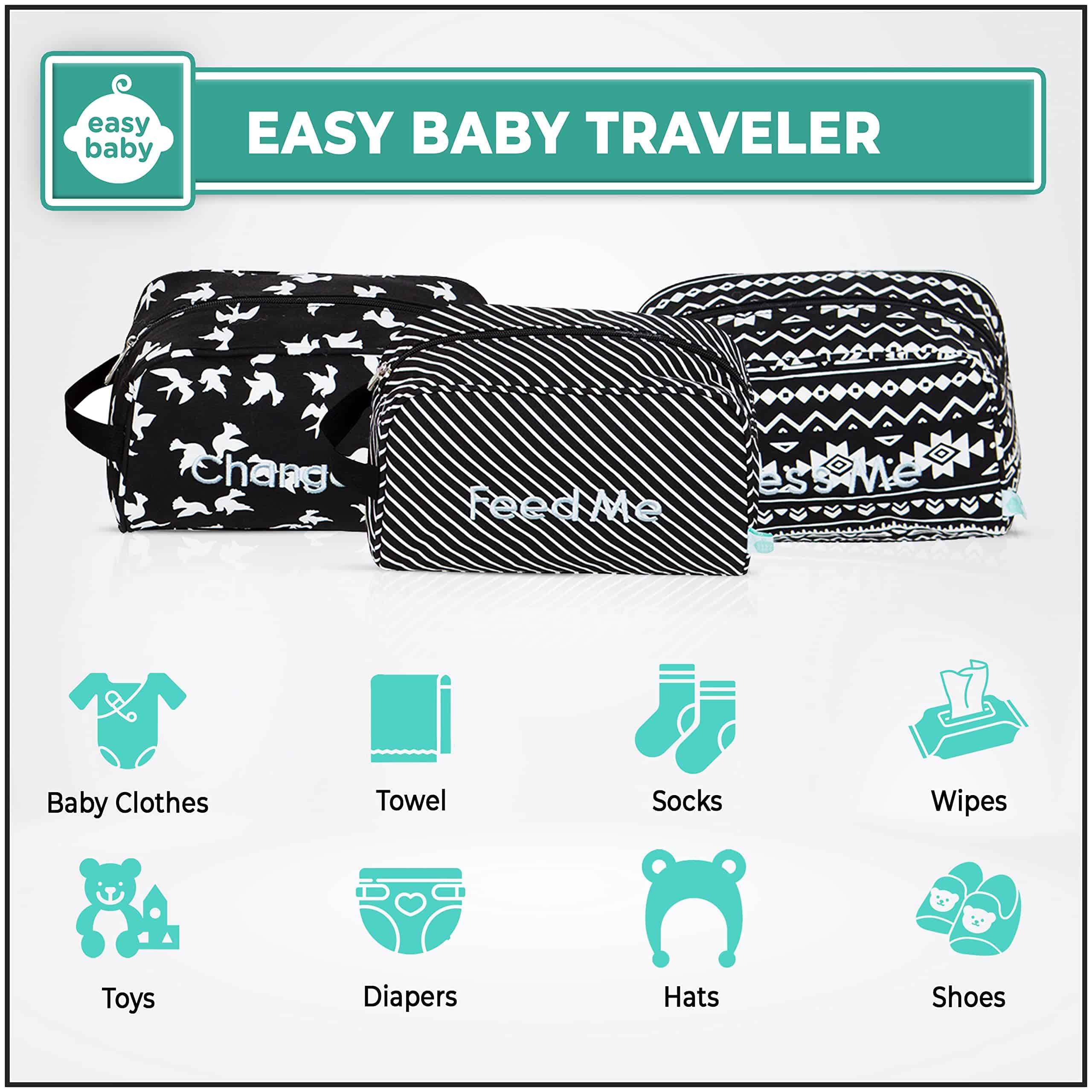 Organizador de pañales, biberones y suministros para bebés - Imagen 3