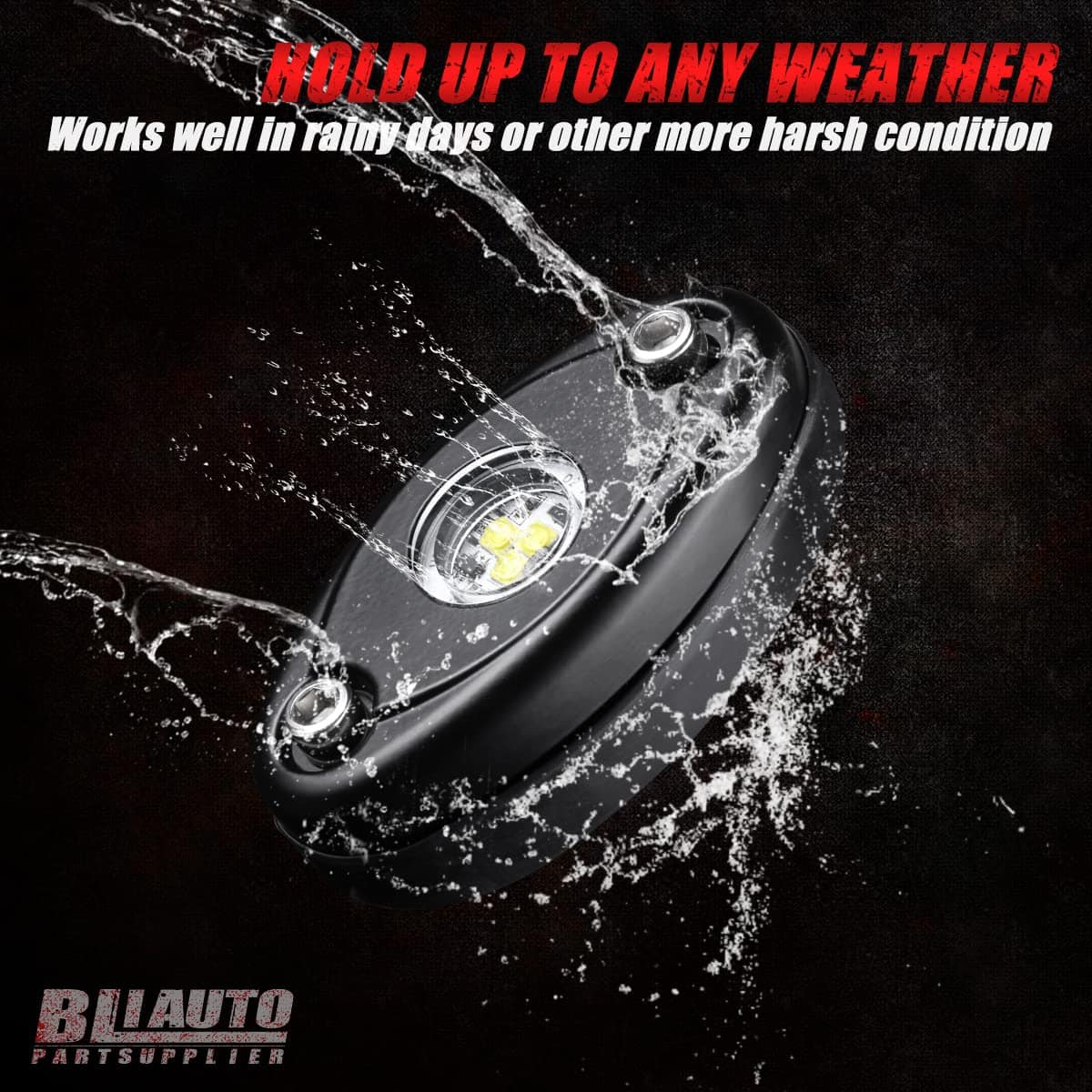 BLIAUTO Luces LED Rock Blancas para Jeep Camiones - Imagen 5