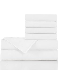 Juego de Sábanas de Lujo de la Serie 2000 -Blanco