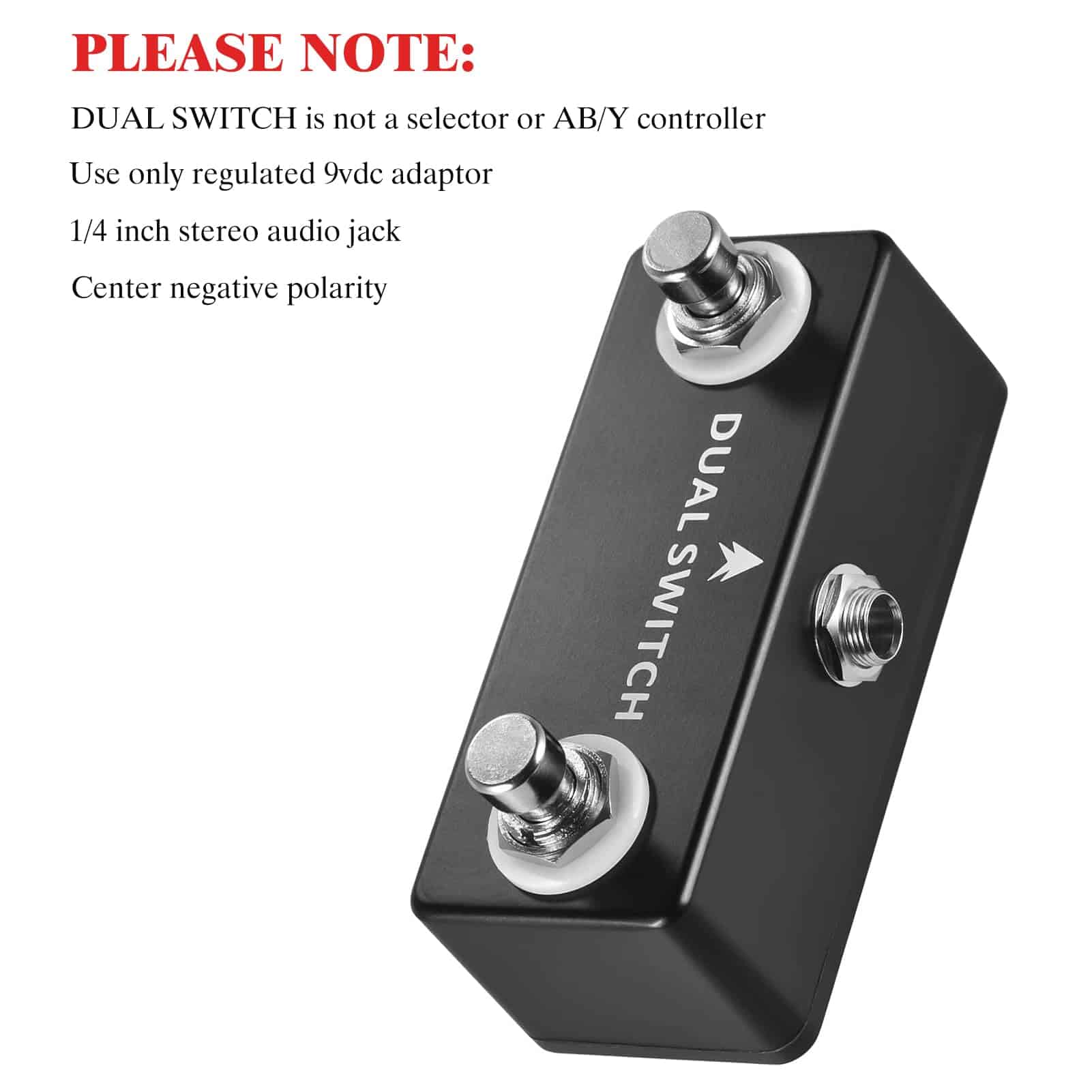 Pedal de interruptor doble para guitarra Pedal de - Imagen 7