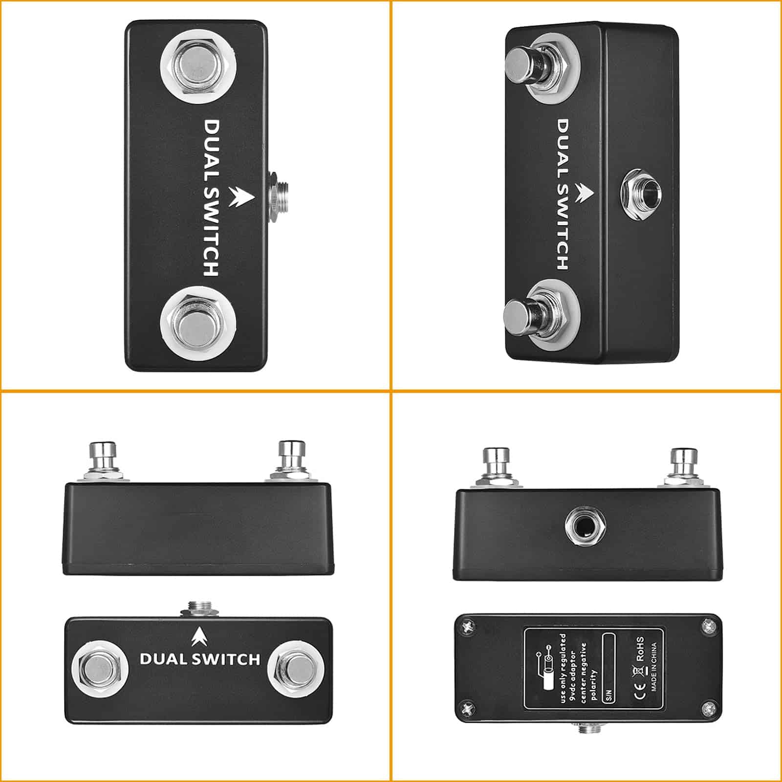 Pedal de interruptor doble para guitarra Pedal de - Imagen 9