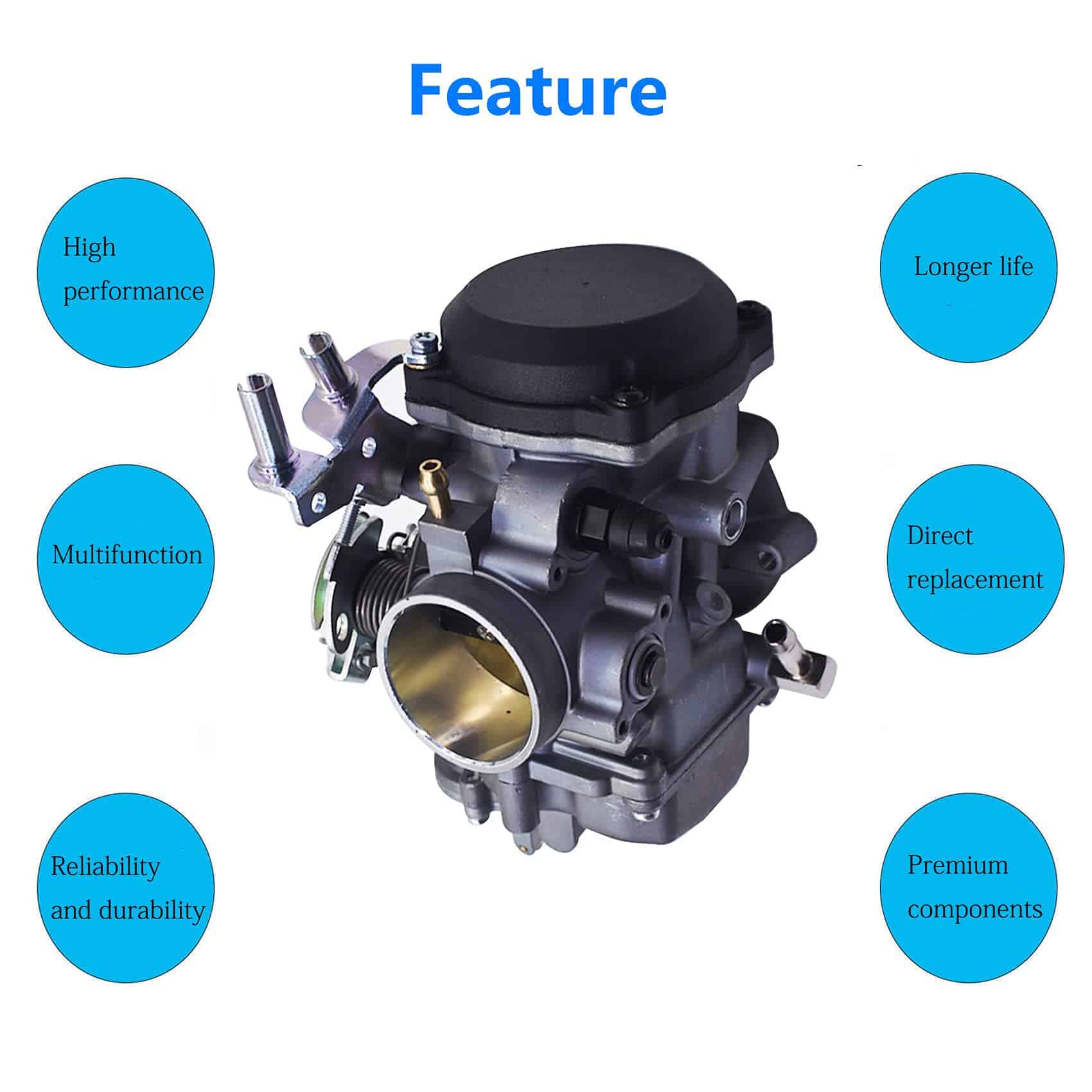 Carburador CV 40mm de repuesto para 27421-99C 27490-04 - Imagen 6