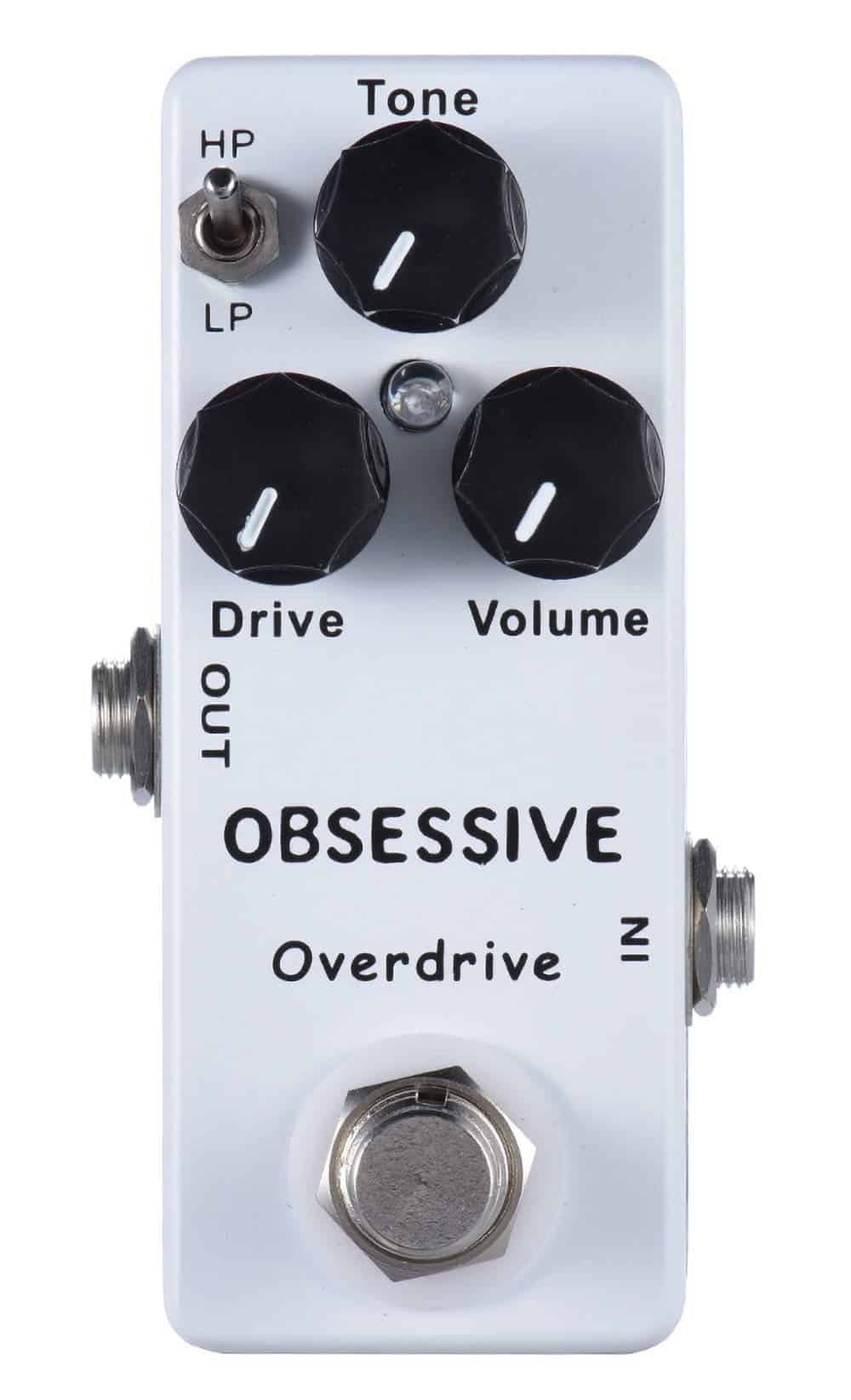 Pedal de Efecto Overdrive Obsessive Mini de Moskyaudio con