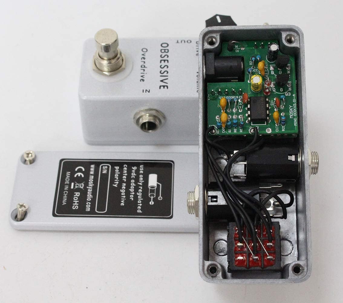 Pedal de Efecto Overdrive Obsessive Mini de Moskyaudio con - Imagen 8