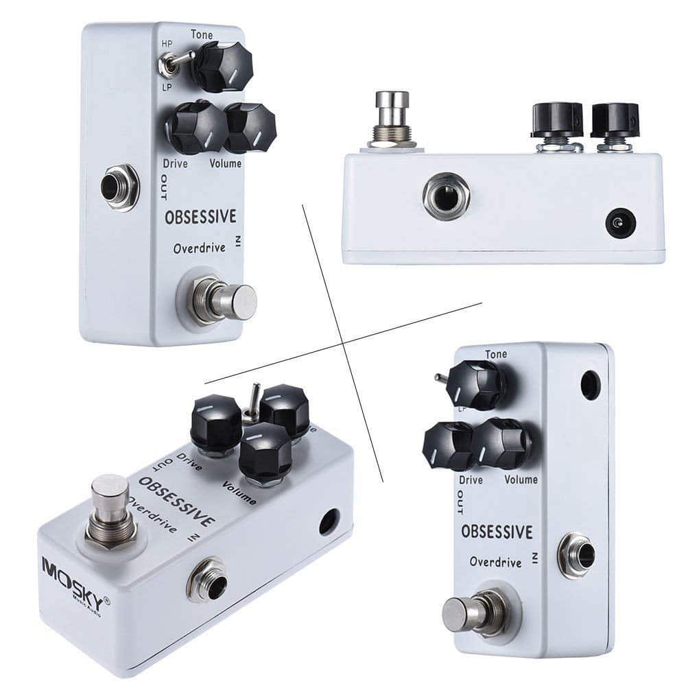 Pedal de Efecto Overdrive Obsessive Mini de Moskyaudio con - Imagen 6