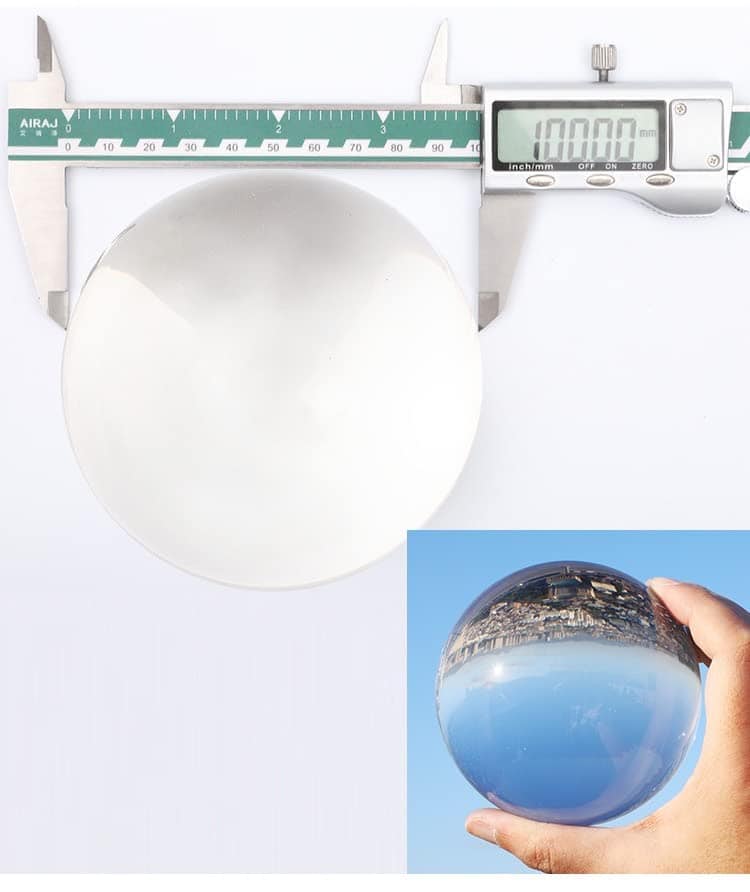 Pelota de Contacto de Acrílico Transparente para Malabares - Imagen 4