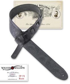 Correa de guitarra Walker & Williams SP-74 de cuero