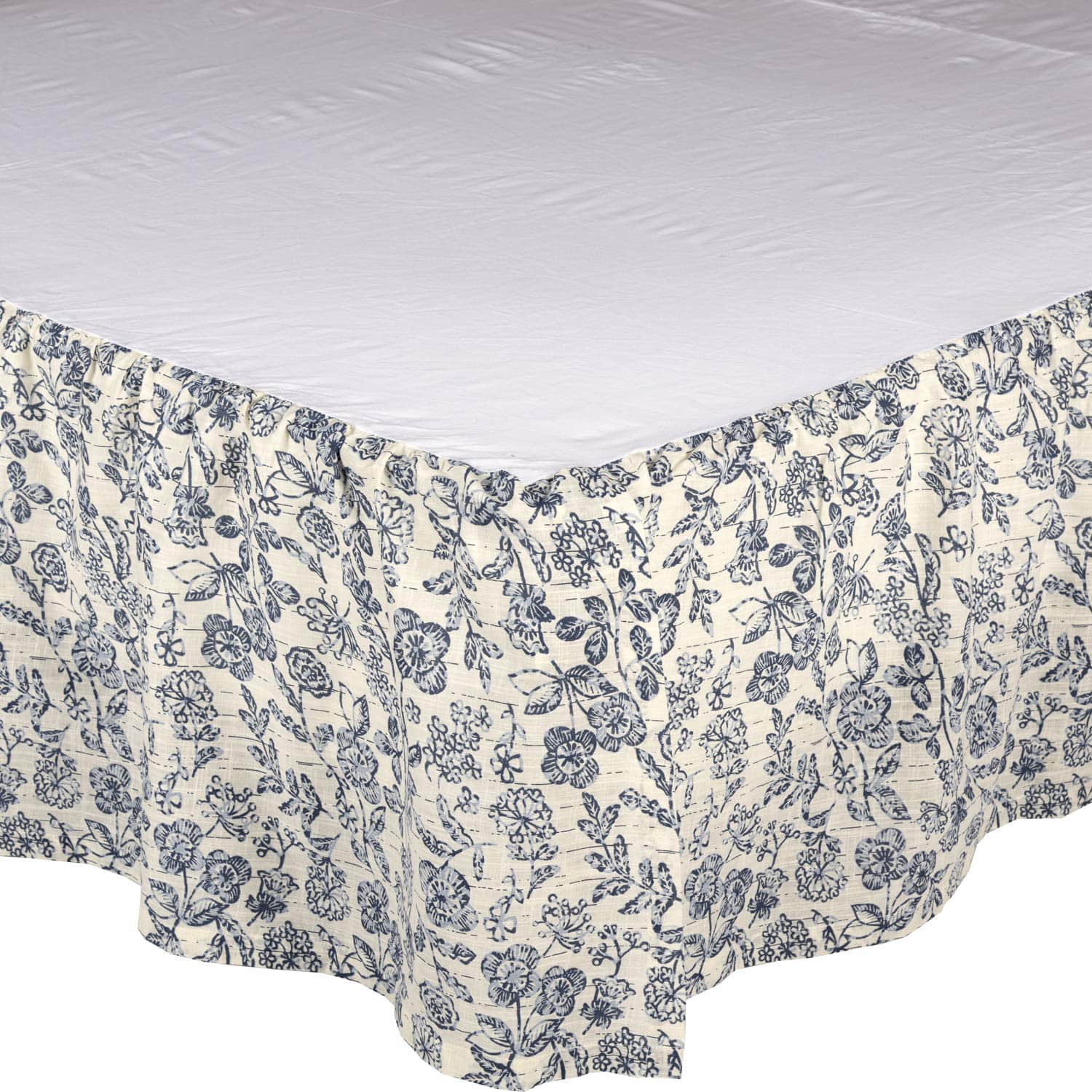 Faldón de Cama Floral Doylestown Tamaño Queen con Caída de - Imagen 3