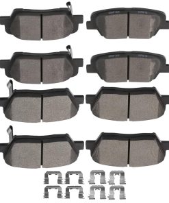 Juego de pastillas de freno de disco delantero y trasero de