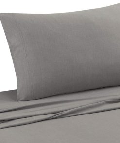 Juego de sábanas de punto jersey DELANNA suave, -Gris Claro