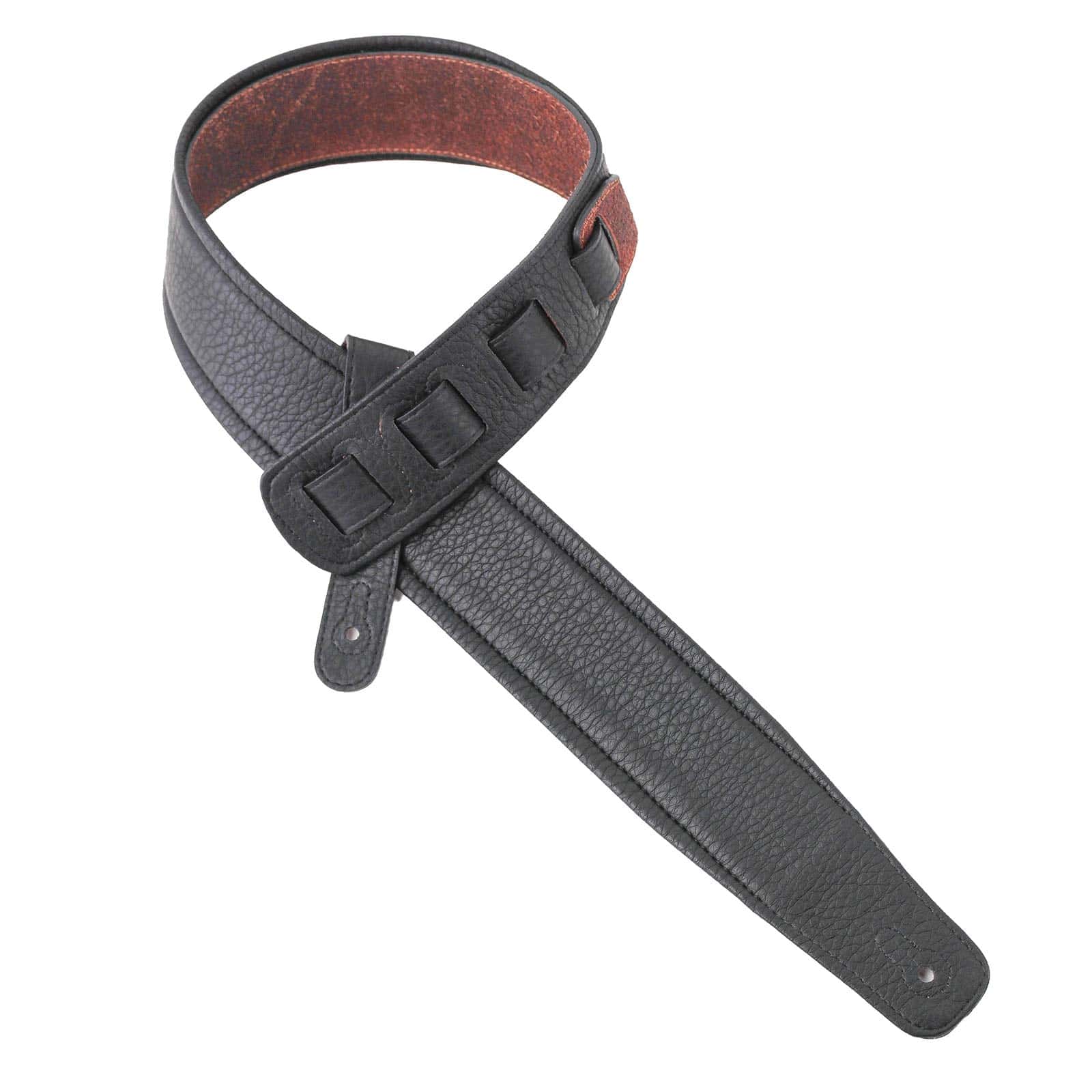 Correa de Guitarra Acolchada de Cuero Italiano Color Marrón - Imagen 6