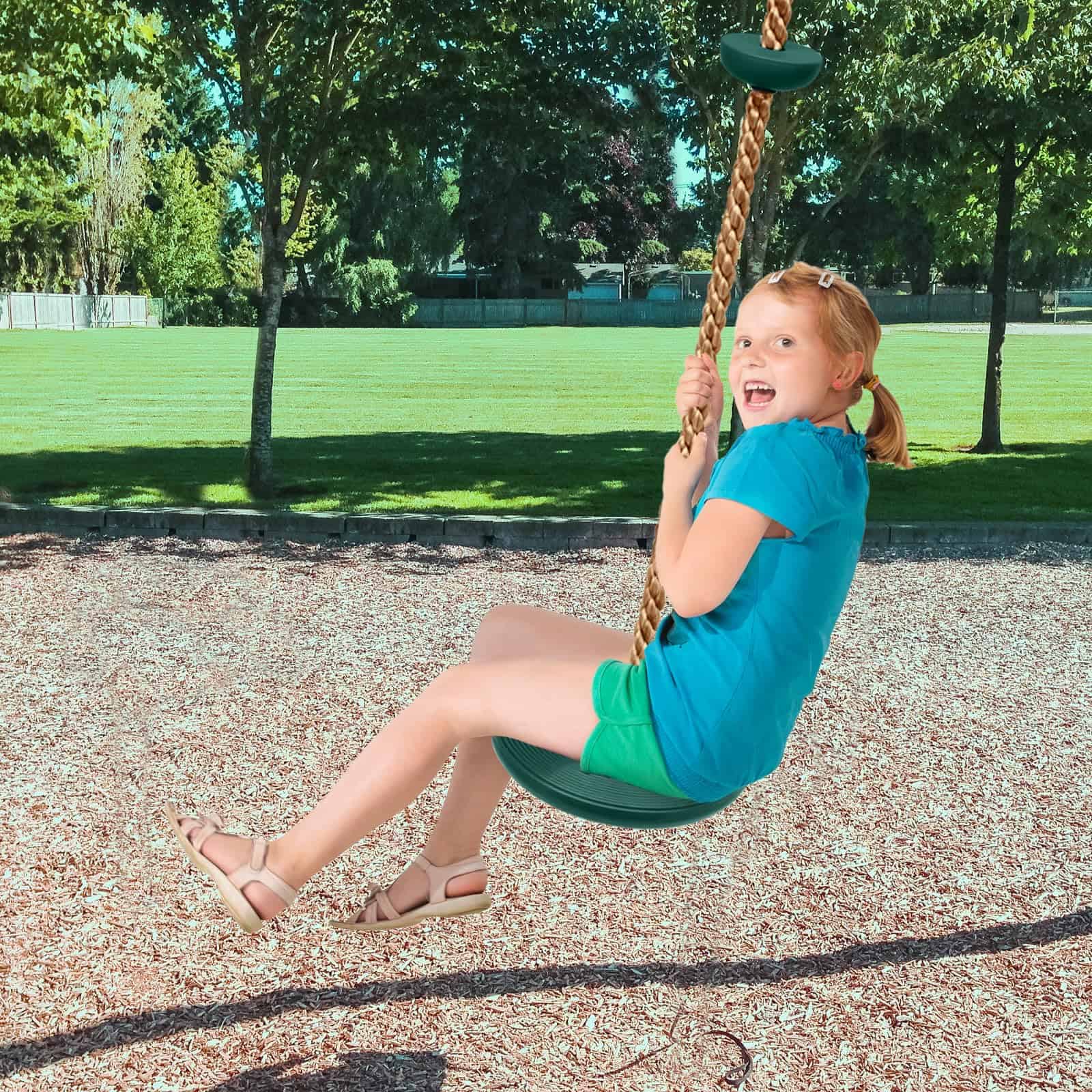 Cuerda de Escalada con Plataformas y Asiento de Columpio - Imagen 7