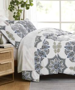 Juego de Funda Nórdica Oversized Infinity Blue Queen de